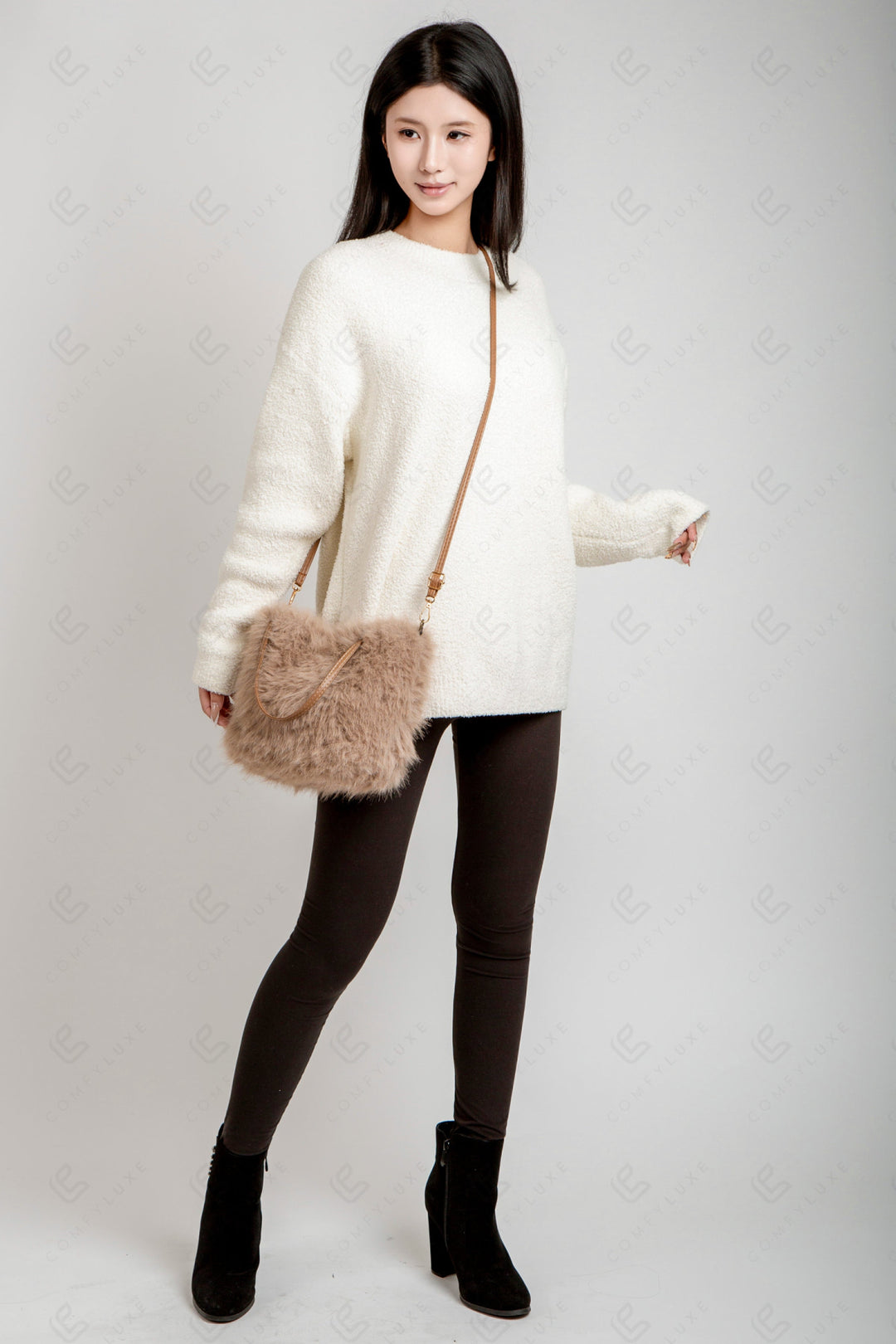 SOLID COLOR HANDBAG BAGS