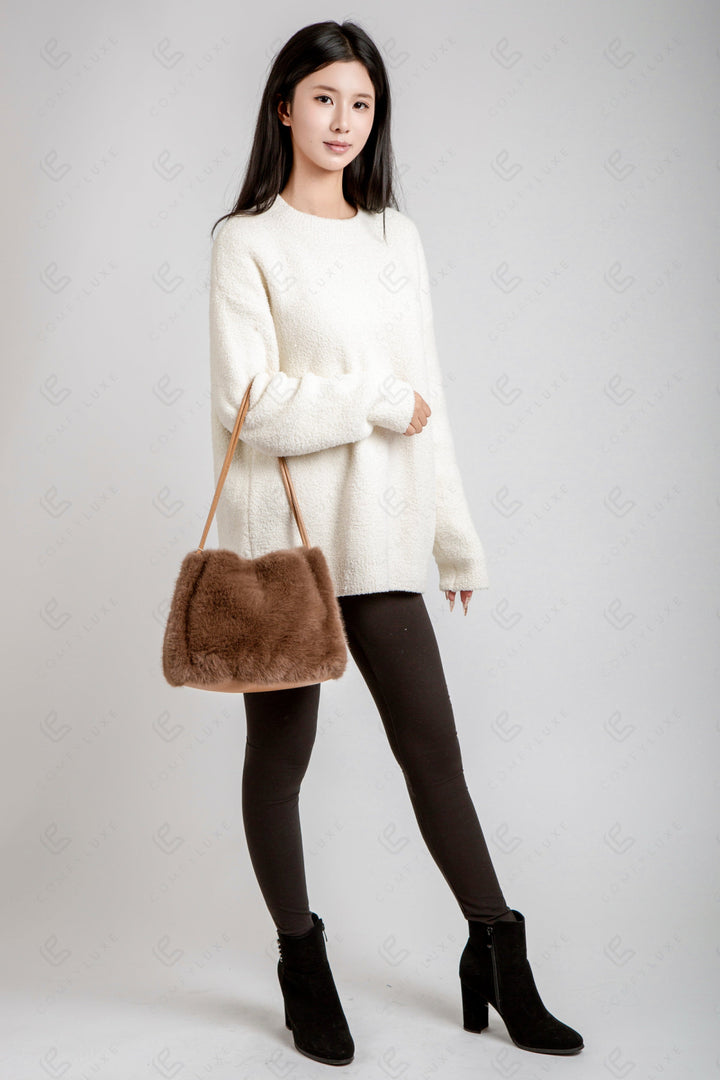 SOLID COLOR HANDBAG BAGS
