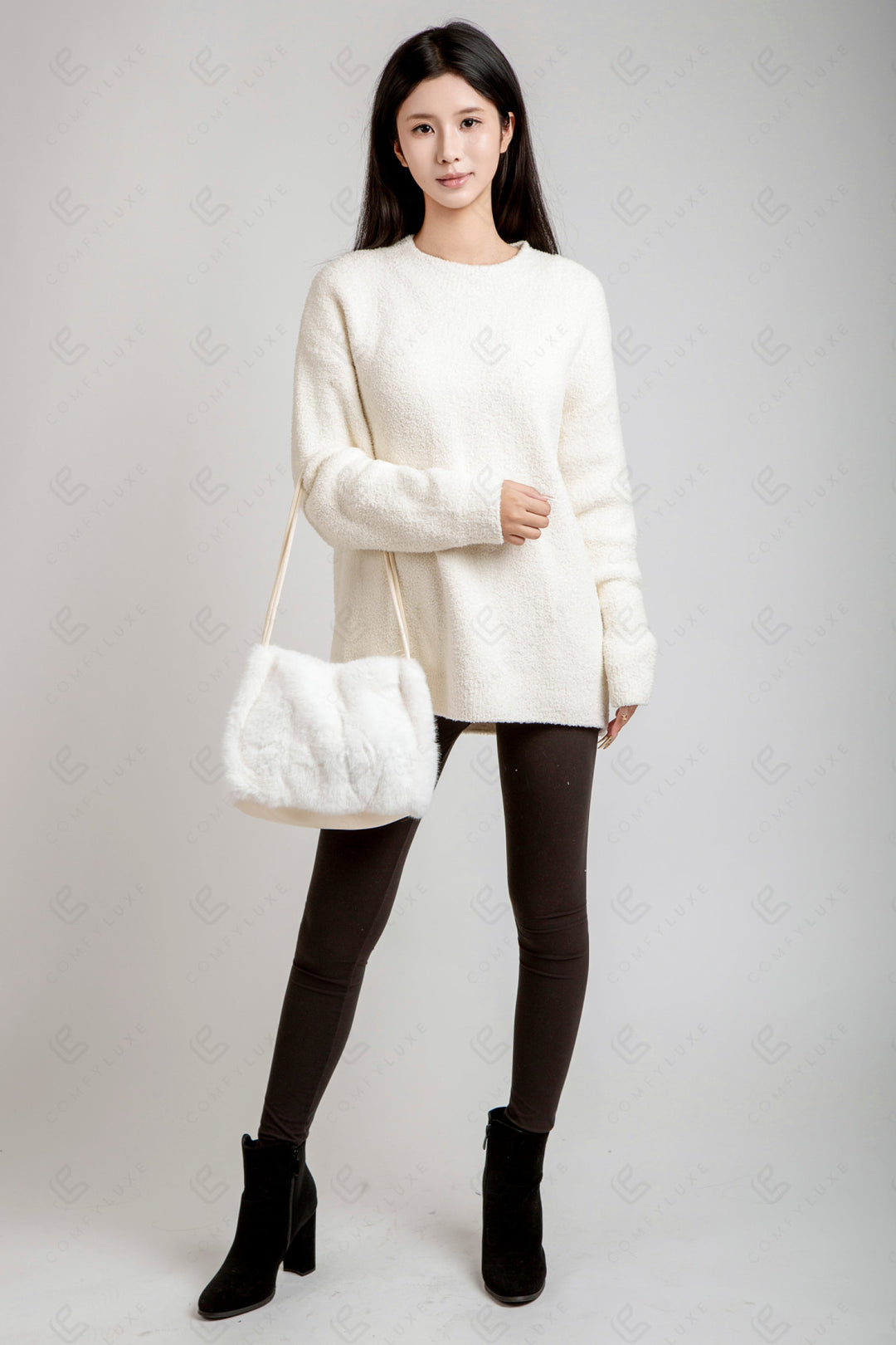 SOLID COLOR HANDBAG BAGS
