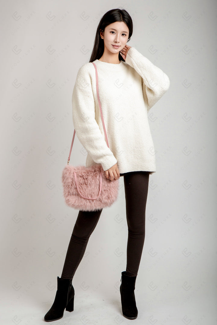 SOLID COLOR HANDBAG BAGS