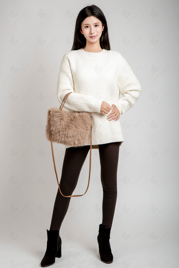 SOLID COLOR HANDBAG BAGS