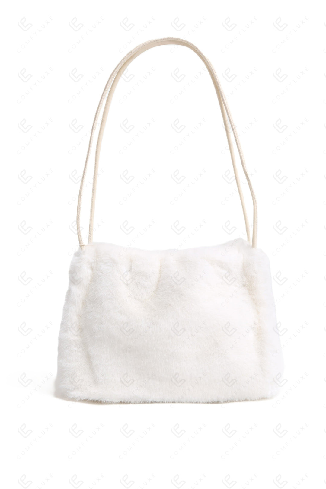 SOLID COLOR HANDBAG WHITE BAGS