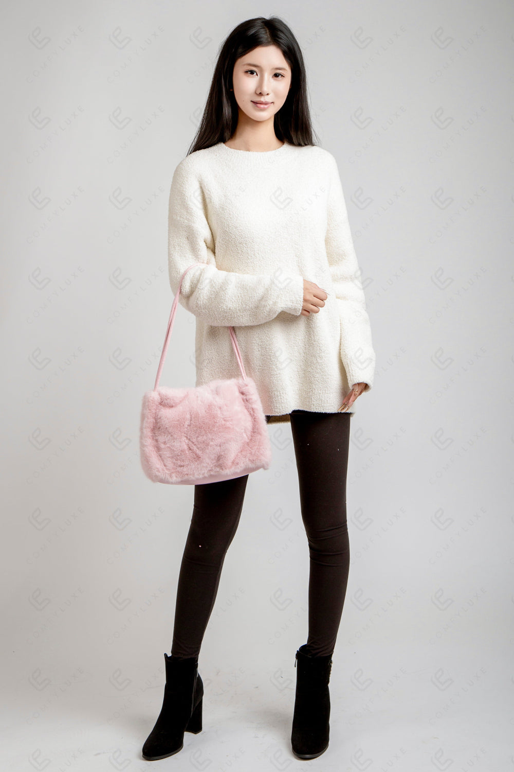 SOLID COLOR HANDBAG BAGS