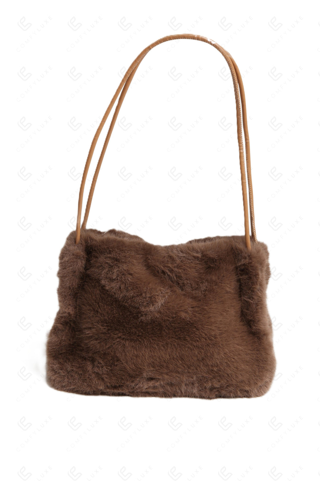 SOLID COLOR HANDBAG TAUPE BAGS