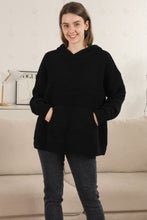 Load image into Gallery viewer, SOLID COLOR HOODIE BLACK APPAREL
