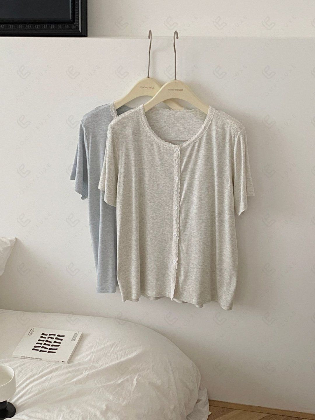 SOLID COLOR LOUNGEWEAR SET APPAREL
