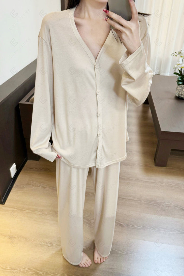 Solid Color Loungewear Sets APPAREL