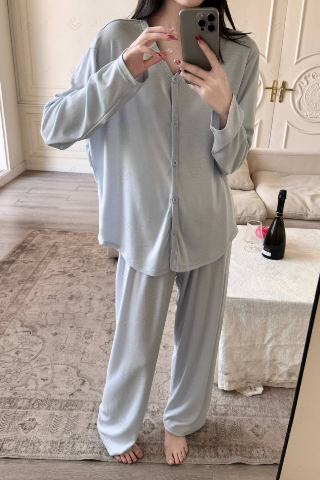 Solid Color Loungewear Sets APPAREL