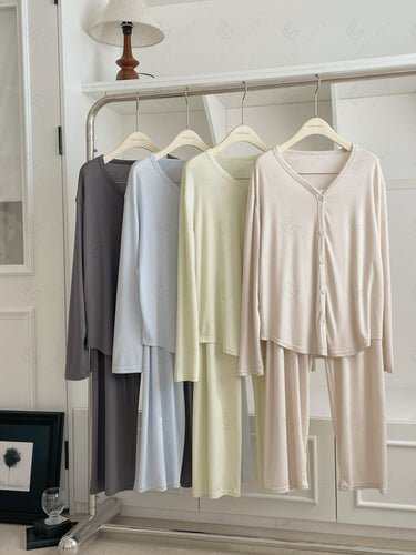 Solid Color Loungewear Sets APPAREL