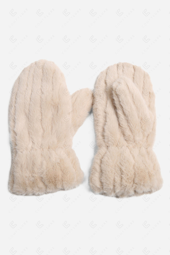SOLID COLOR MITTENS GLOVES