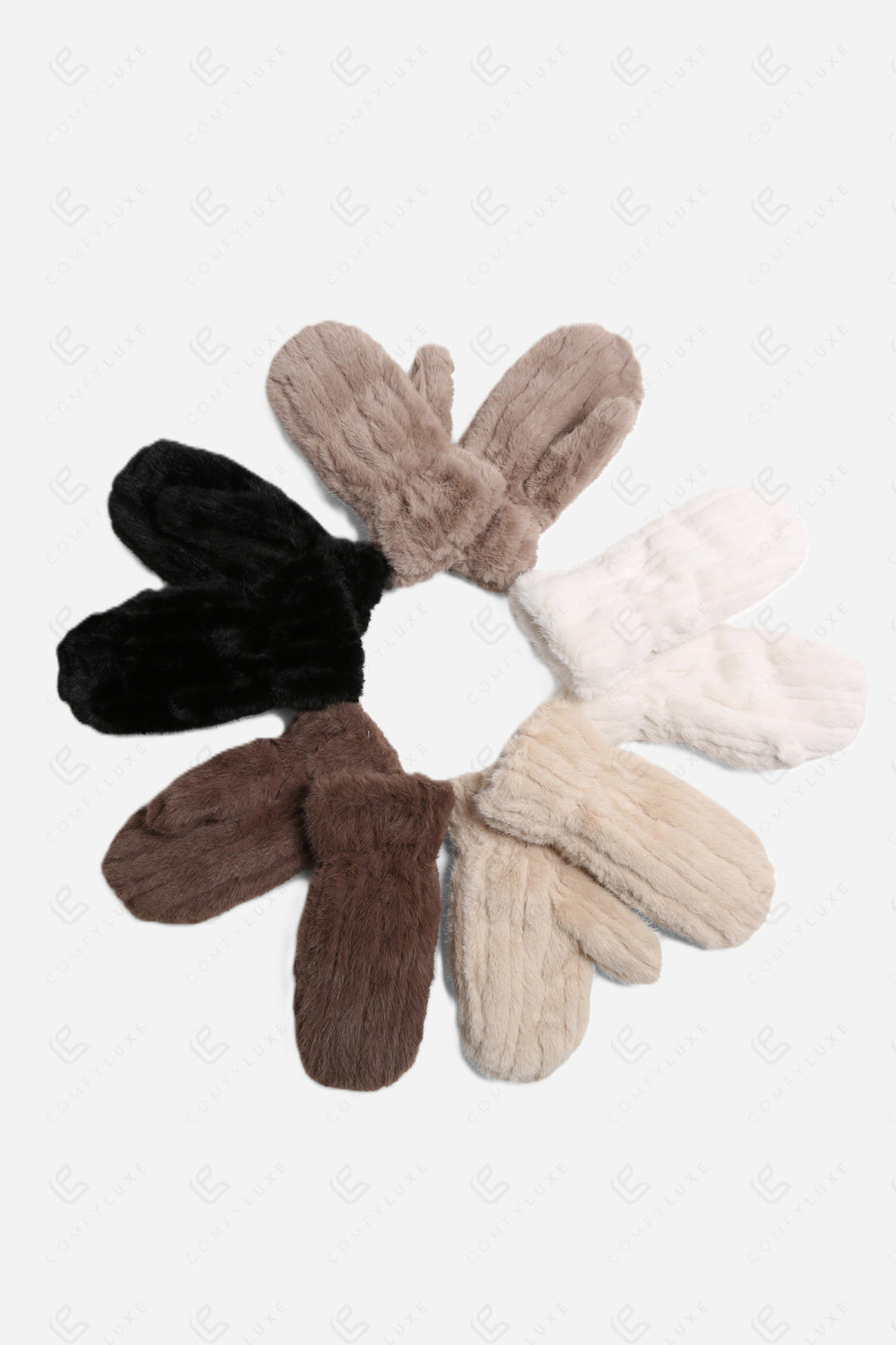 SOLID COLOR MITTENS GLOVES