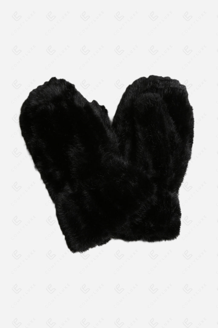 SOLID COLOR MITTENS GLOVES