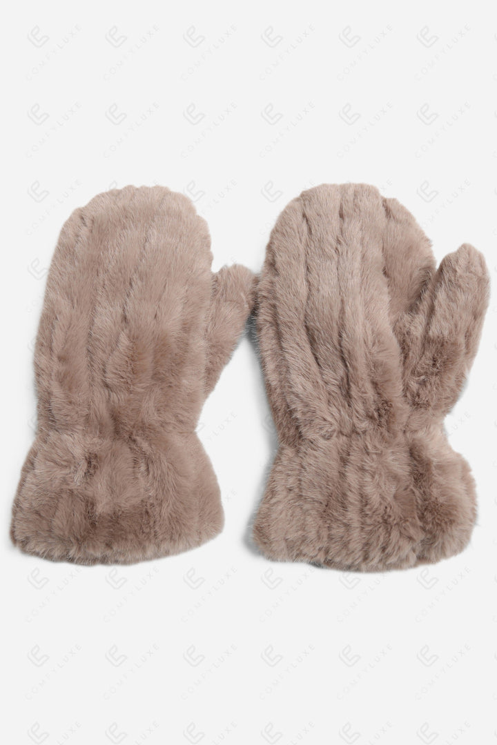 SOLID COLOR MITTENS GLOVES