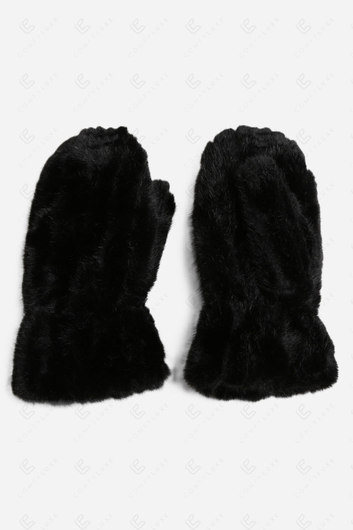 SOLID COLOR MITTENS GLOVES
