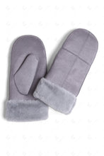 Load image into Gallery viewer, SOLID COLOR MITTENS GRAY GLOVES
