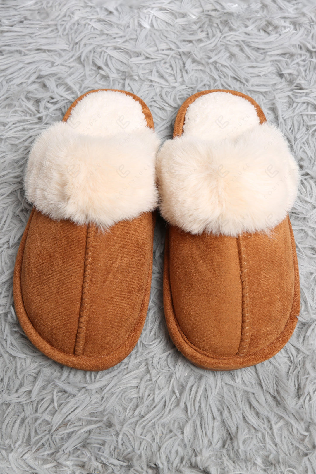 SOLID COLOR MULE SLIPPERS CAMEL SLIPPERS/SLIDES