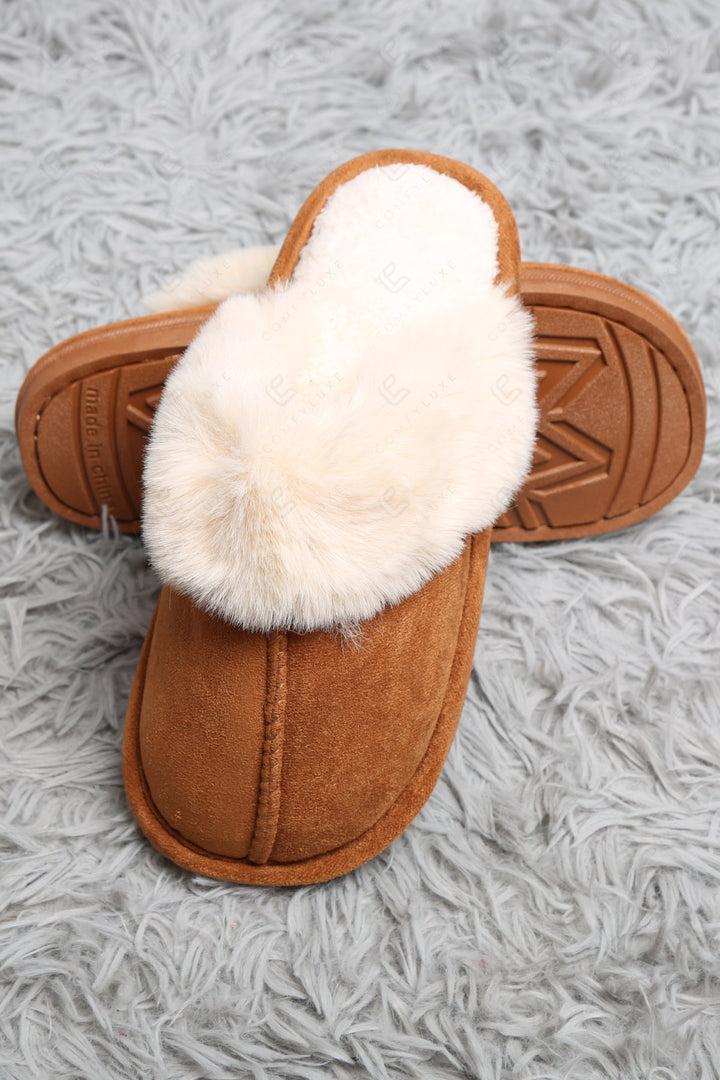 SOLID COLOR MULE SLIPPERS SLIPPERS/SLIDES