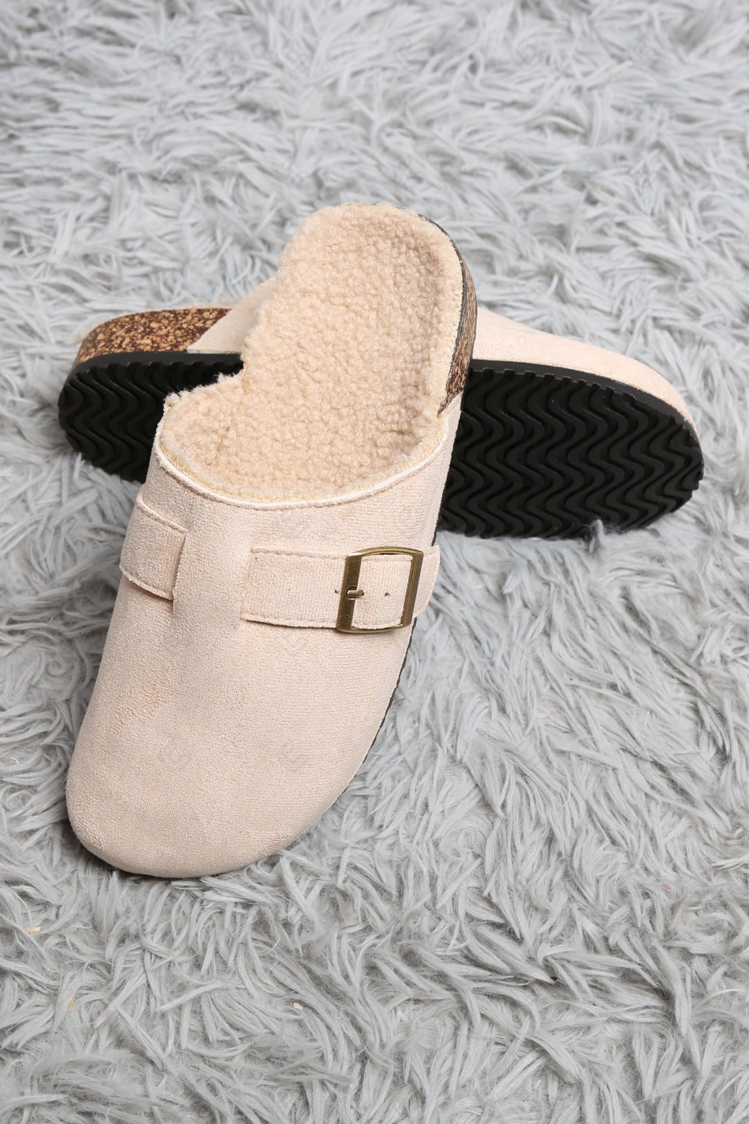 SOLID COLOR MULE SLIPPERS SLIPPERS/SLIDES
