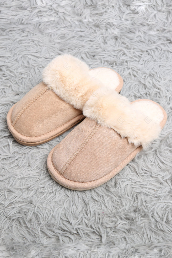SOLID COLOR MULE SLIPPERS SLIPPERS/SLIDES