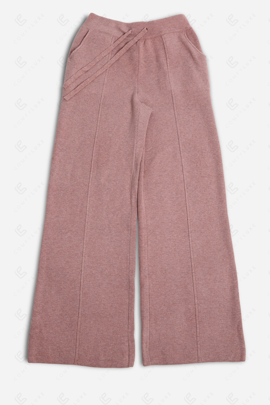 SOLID COLOR PANTS PINK APPAREL