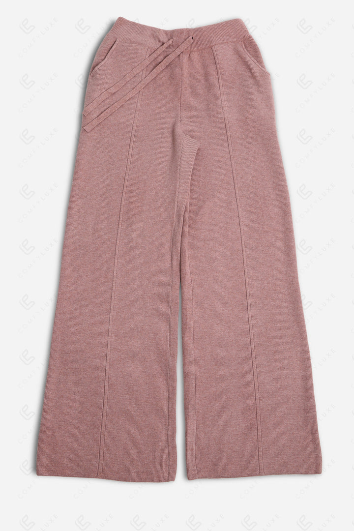 SOLID COLOR PANTS PINK APPAREL