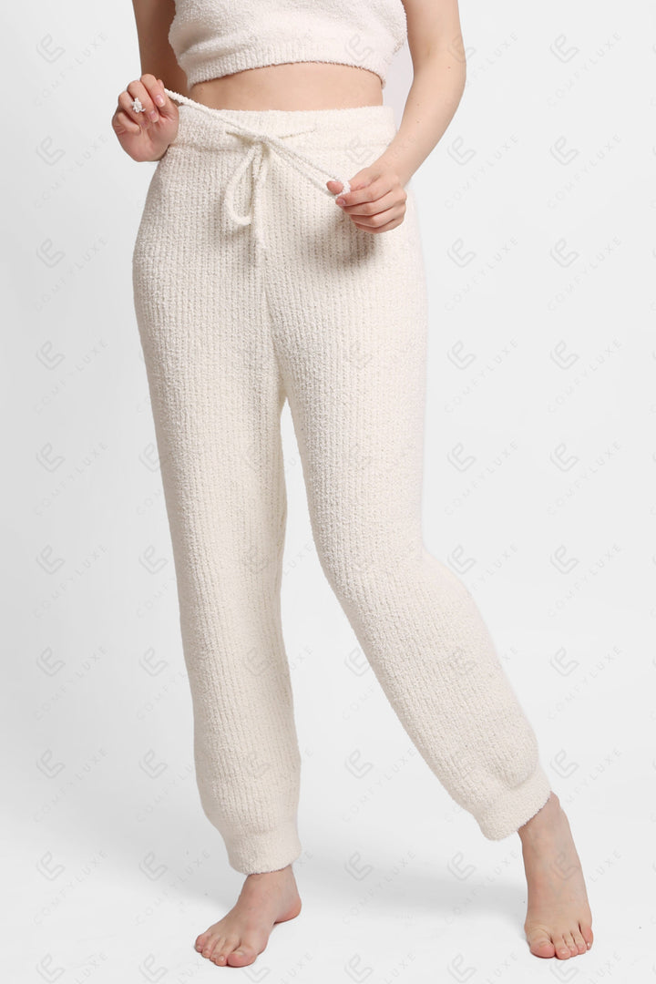 SOLID COLOR PANTS IVORY / M/L APPAREL