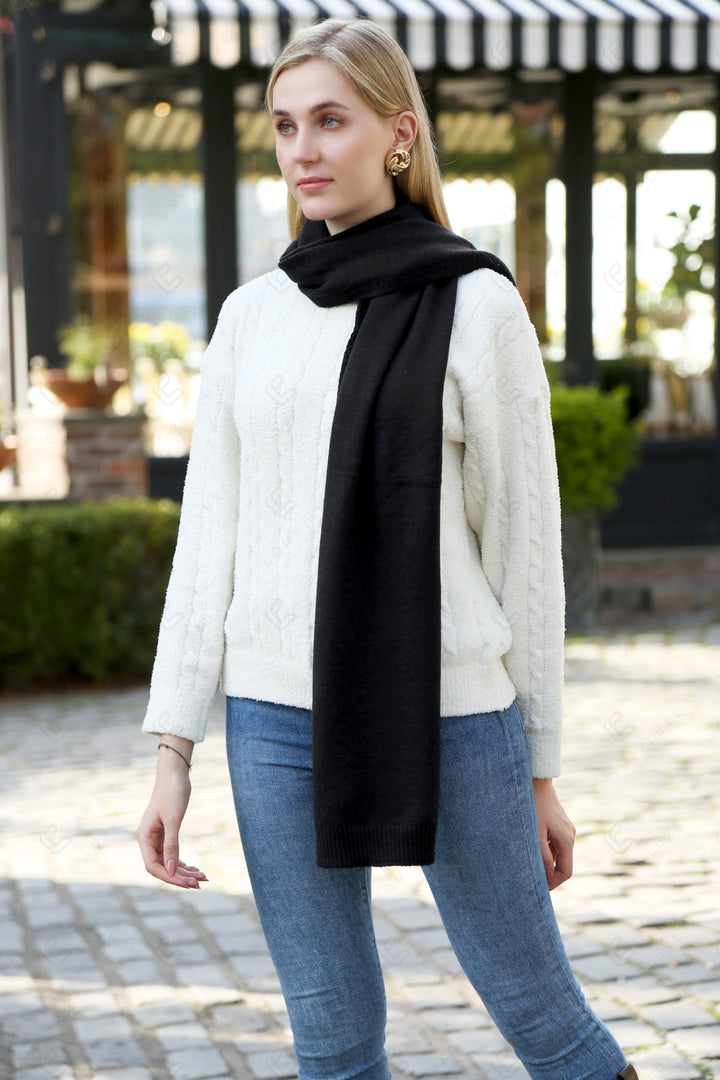 Js2401 Black Scarves
