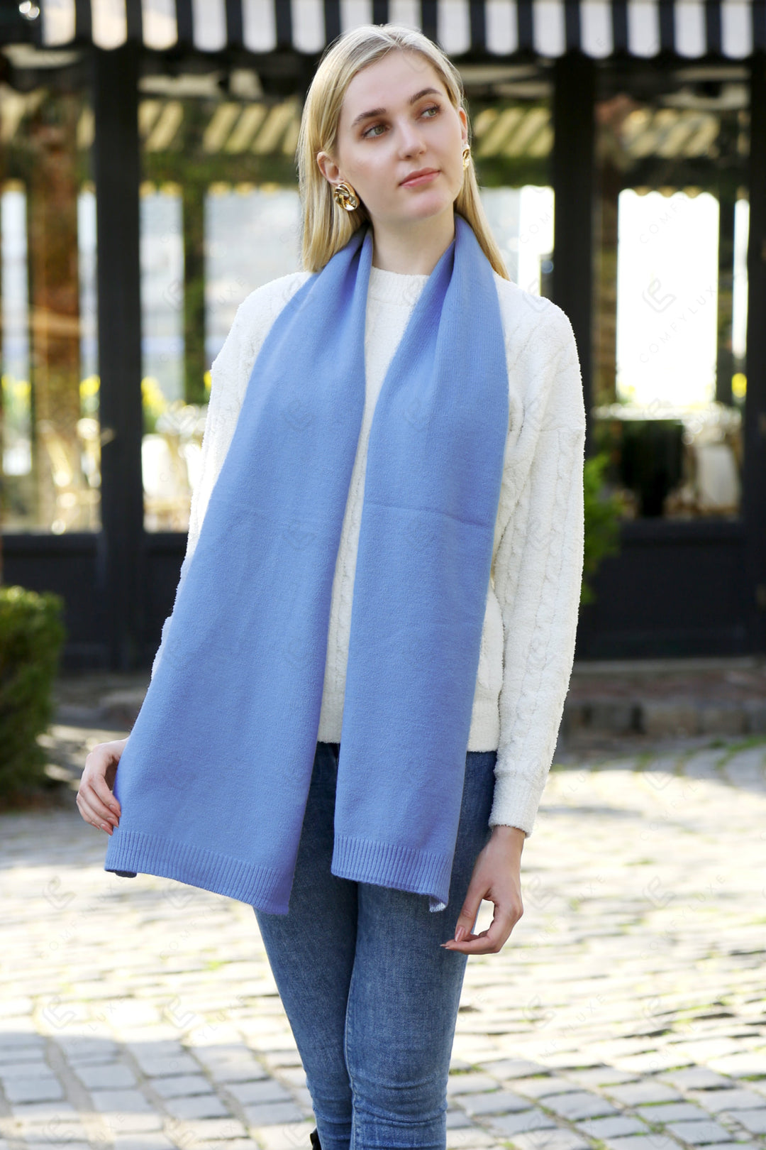 Js2401 Blue Scarves