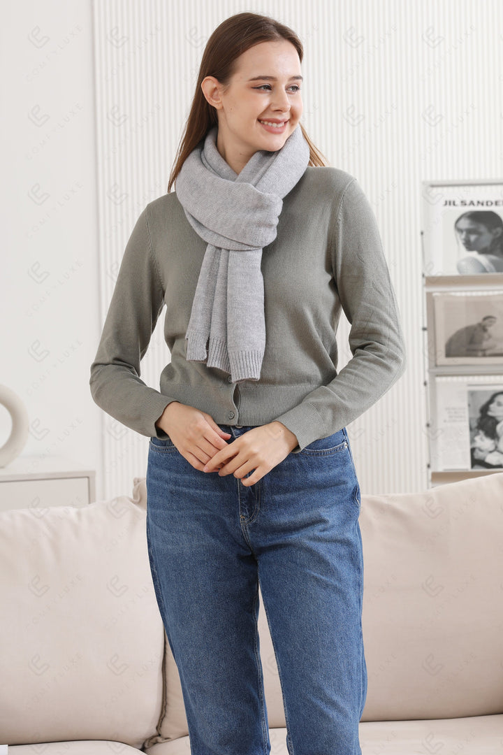 Js2401 Gray Scarves