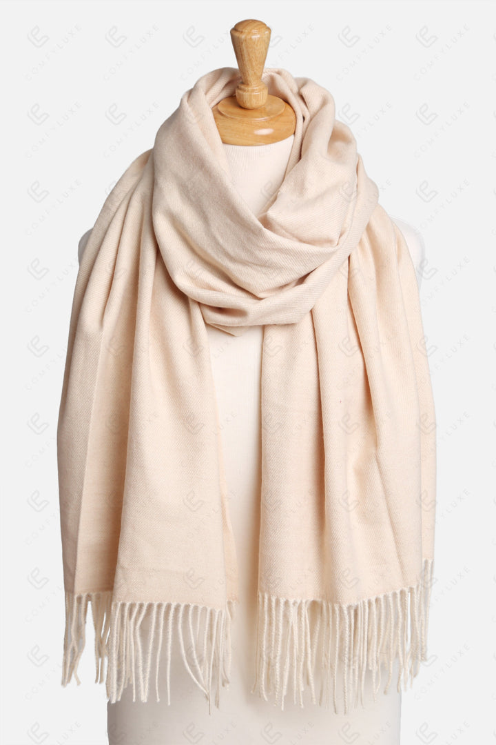 Js2402 Ivory Scarves