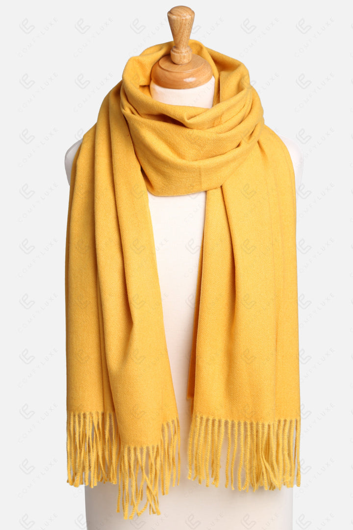 Js2402 Mustard Scarves