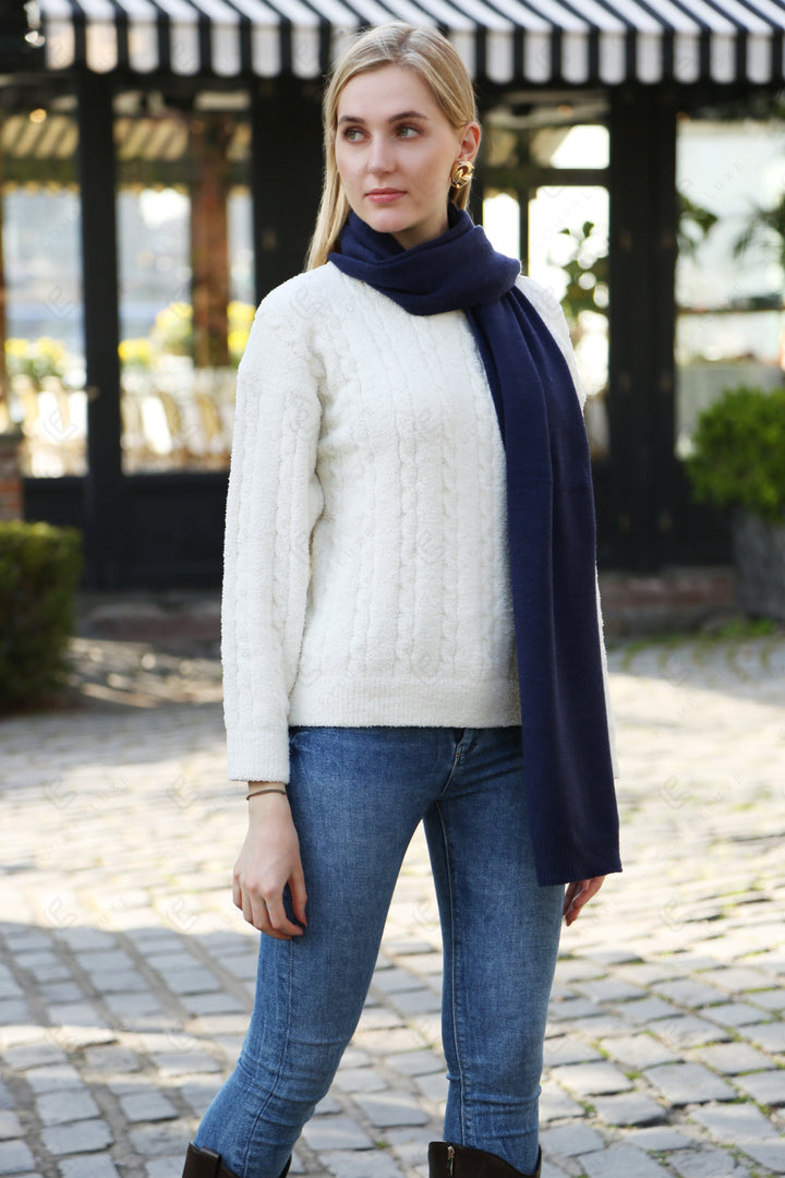 Js2401 Navy Scarves
