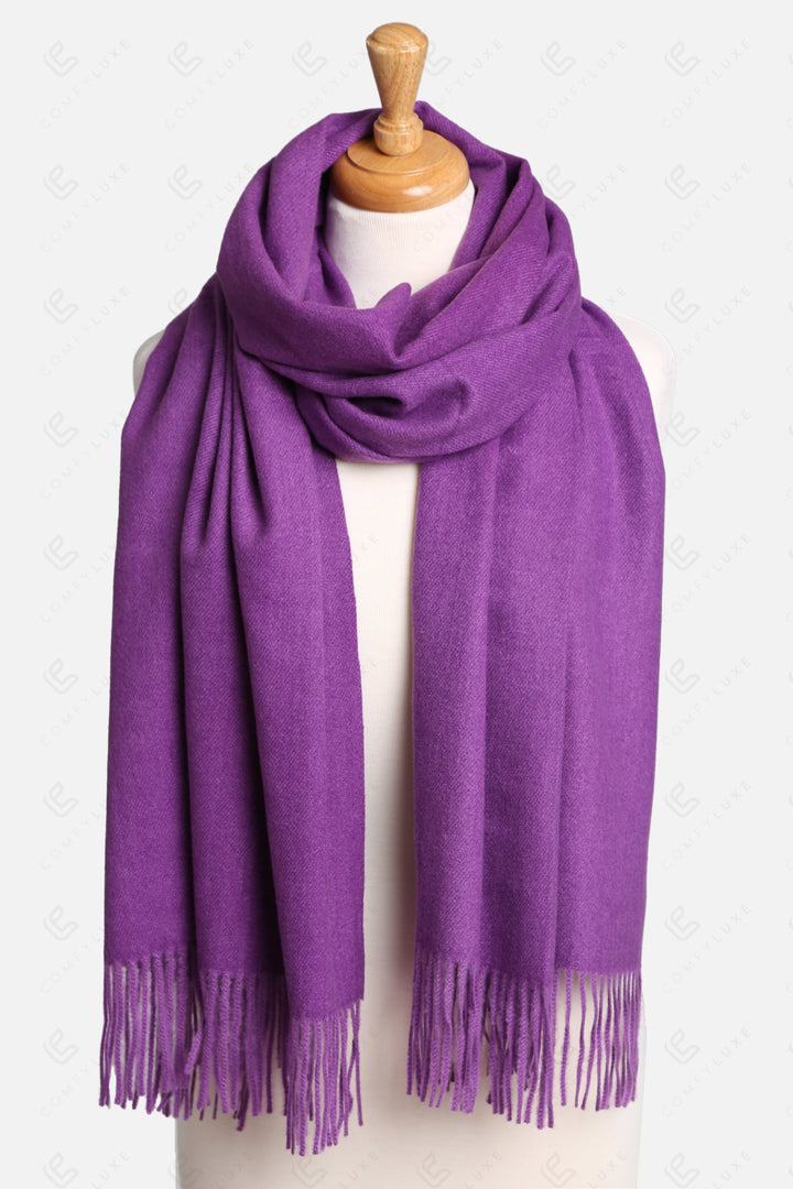 Js2402 Purple Scarves