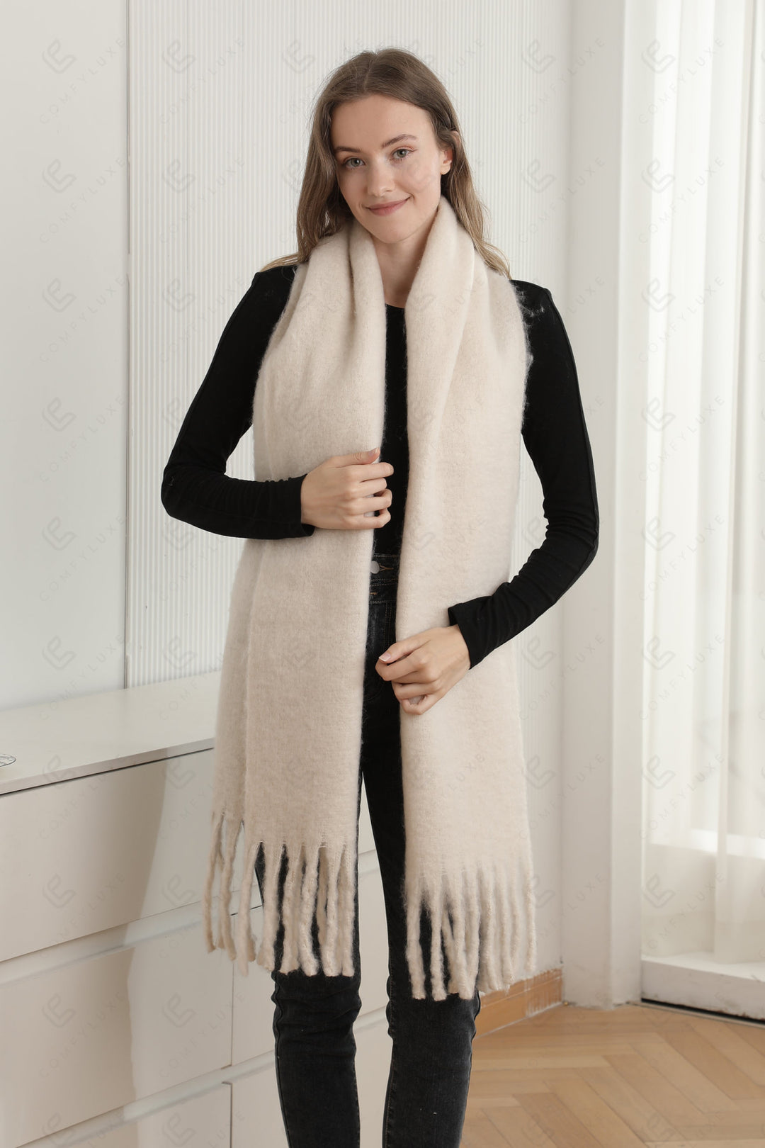 SOLID COLOR SCARF SCARVES
