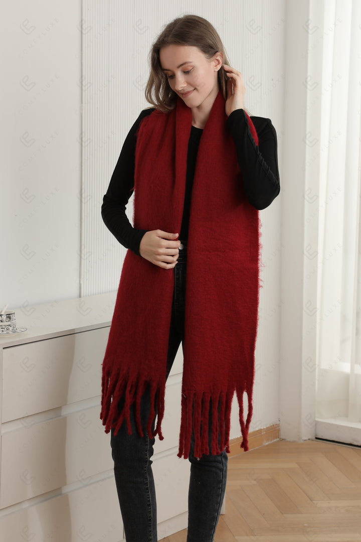 SOLID COLOR SCARF SCARVES