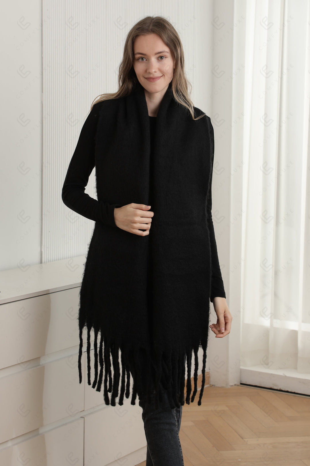 SOLID COLOR SCARF SCARVES