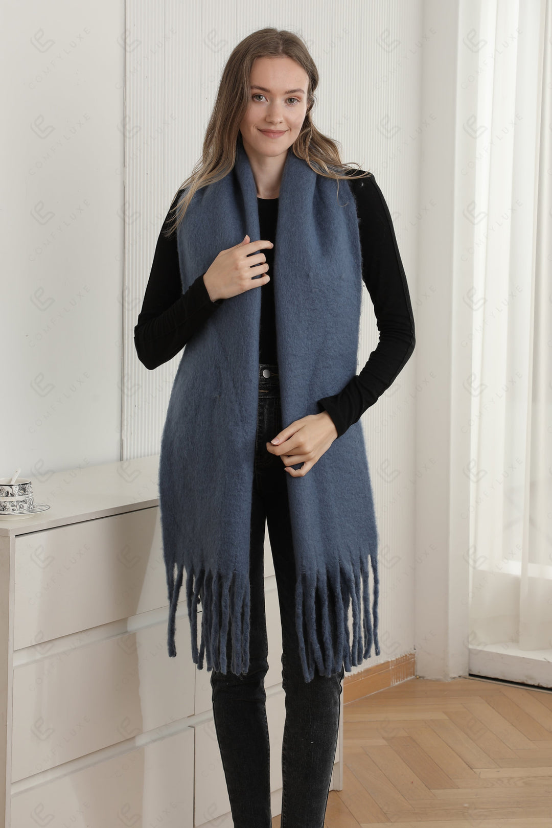 SOLID COLOR SCARF SCARVES