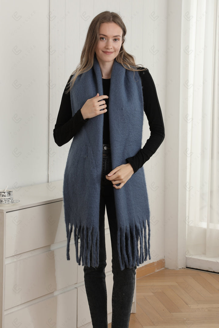 SOLID COLOR SCARF SCARVES