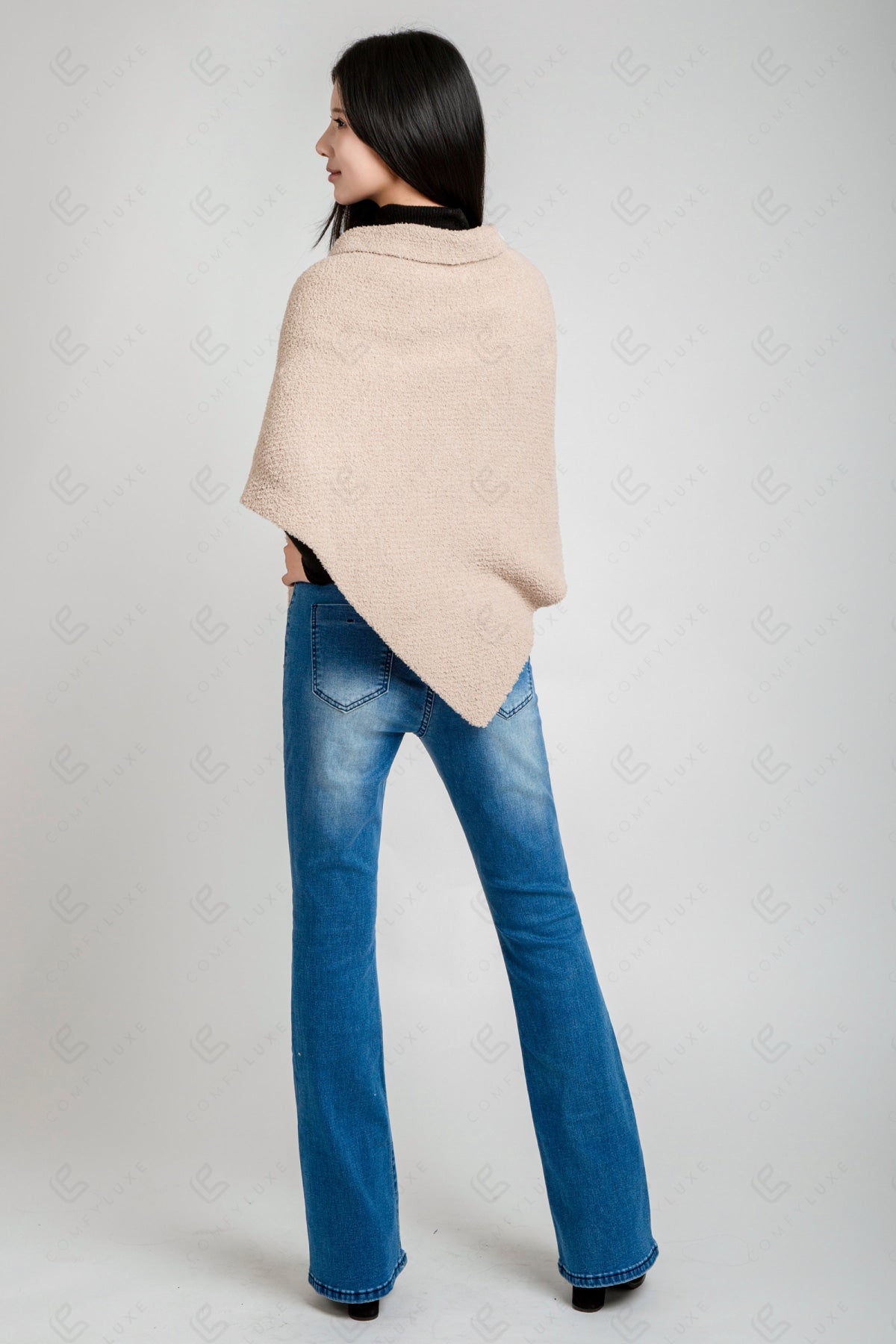 SOLID COLOR SHAWL APPAREL