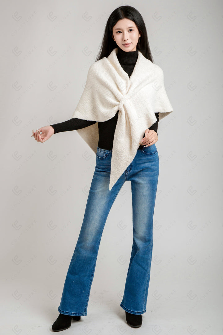 SOLID COLOR SHAWL APPAREL