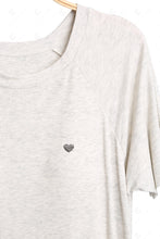 Load image into Gallery viewer, Solid Color Short Sleeve Scoop Neck Sleepshirt APPAREL
