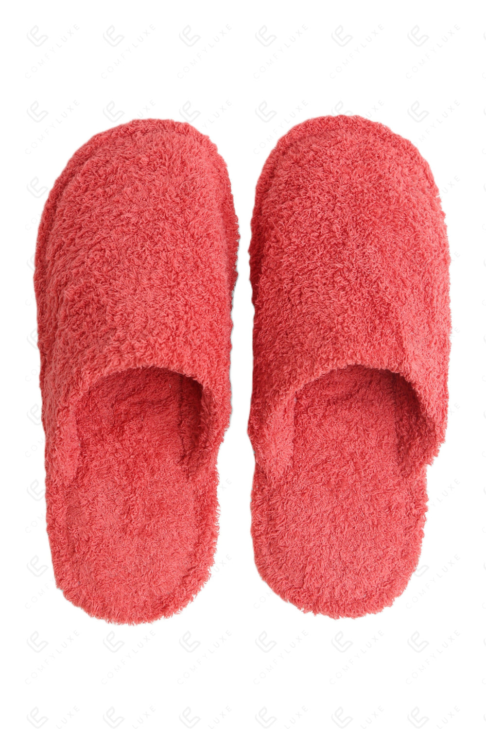 SOLID COLOR SLIPPERS RED / M/L SLIPPERS/SLIDES
