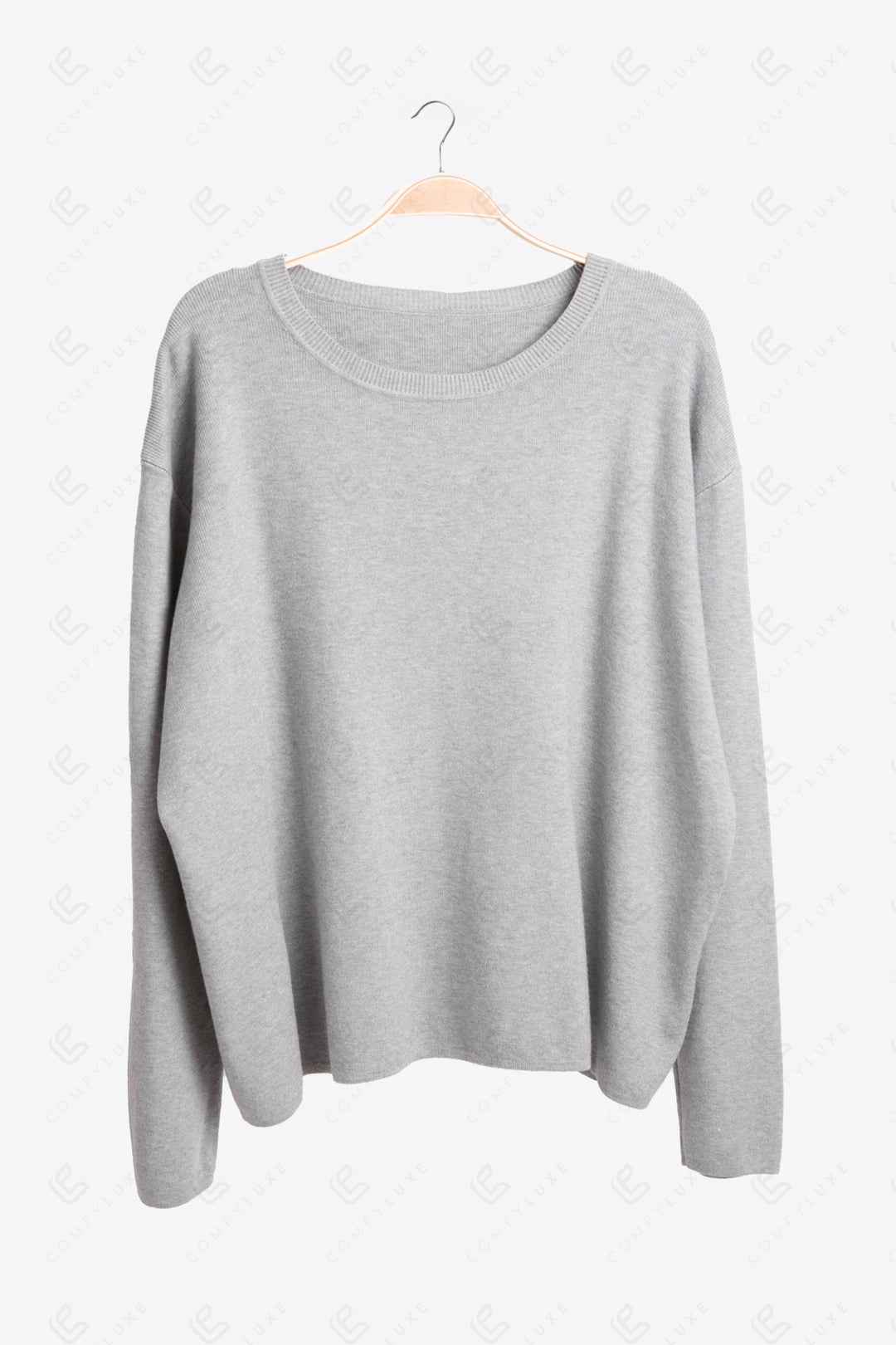 SOLID COLOR SWEATER GRAY / M/L APPAREL