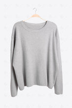 Load image into Gallery viewer, SOLID COLOR SWEATER GRAY / M/L APPAREL
