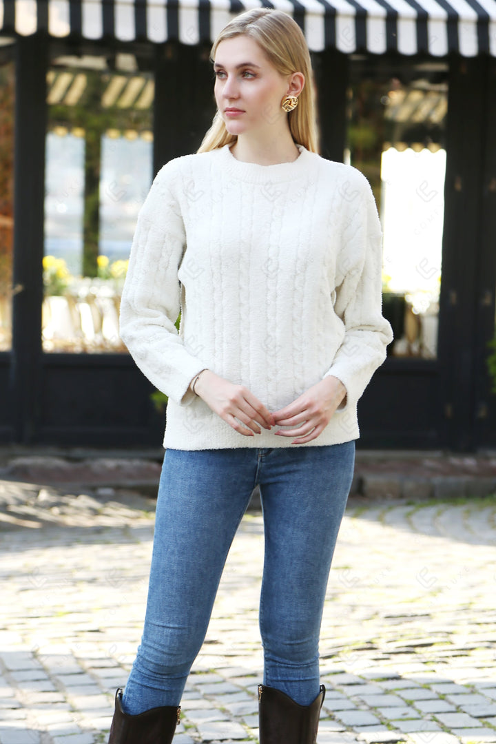 Jcl6208 Ivory / M/L Apparel