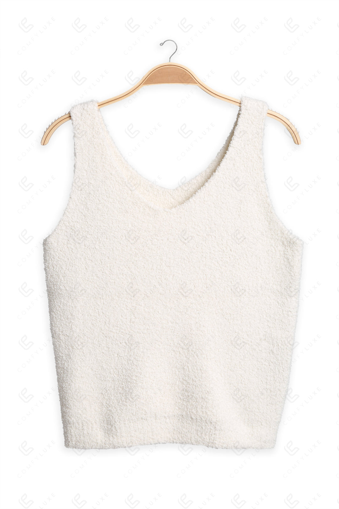 SOLID COLOR TANK TOP IVORY / M/L APPAREL