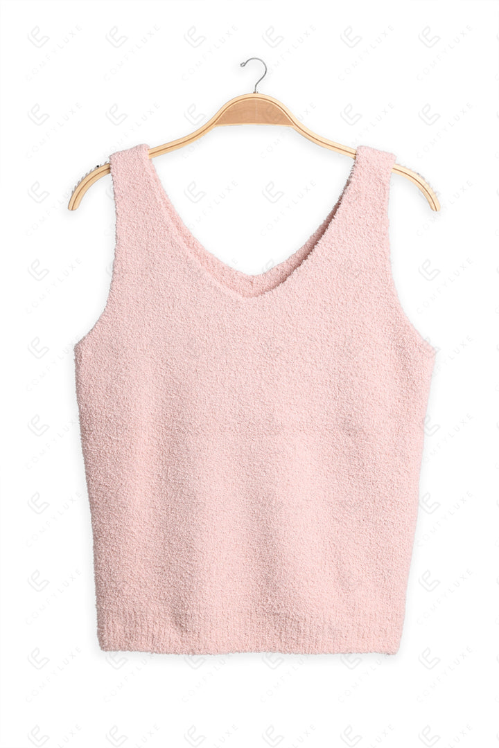 SOLID COLOR TANK TOP PINK / M/L APPAREL