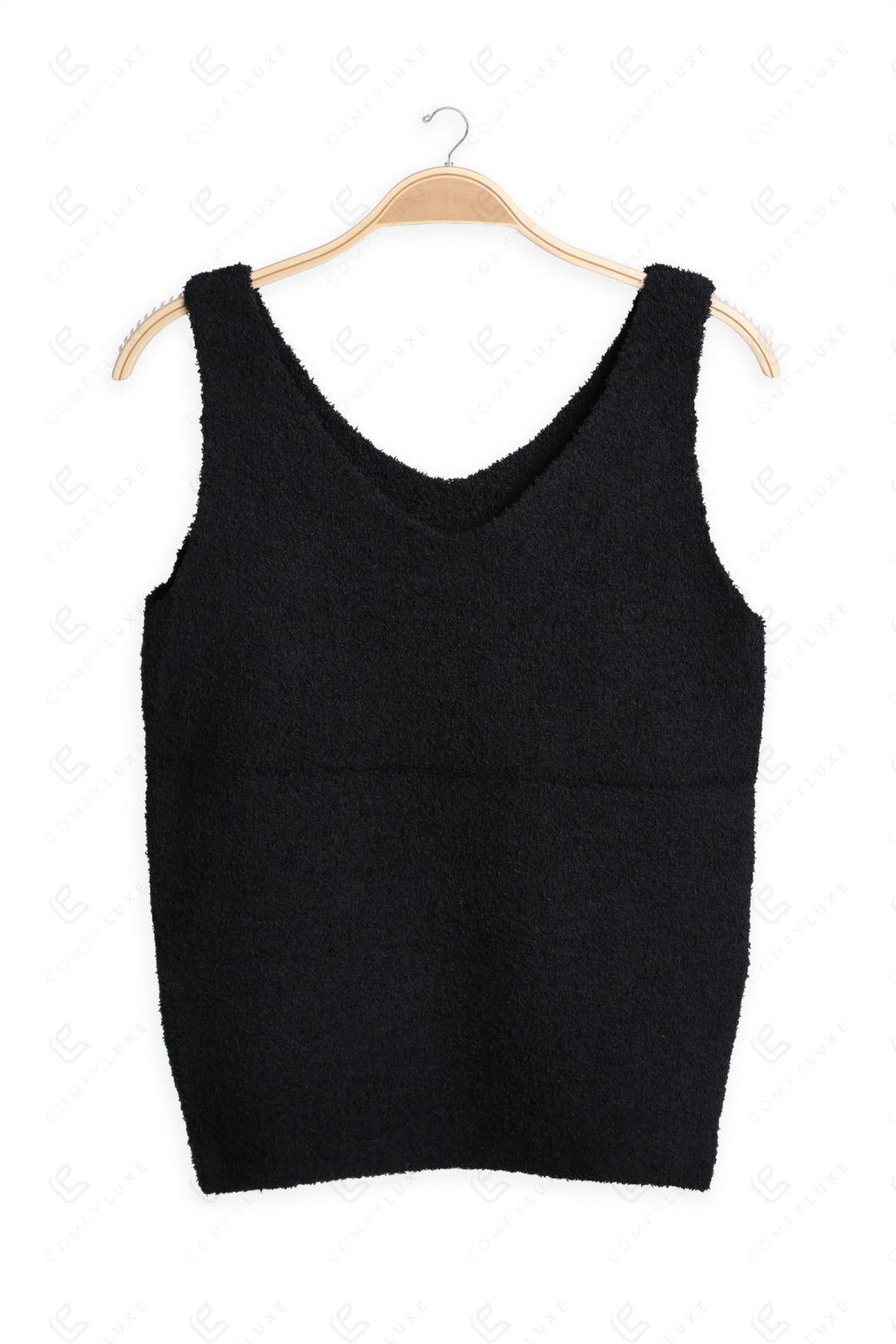SOLID COLOR TANK TOP BLACK / M/L APPAREL