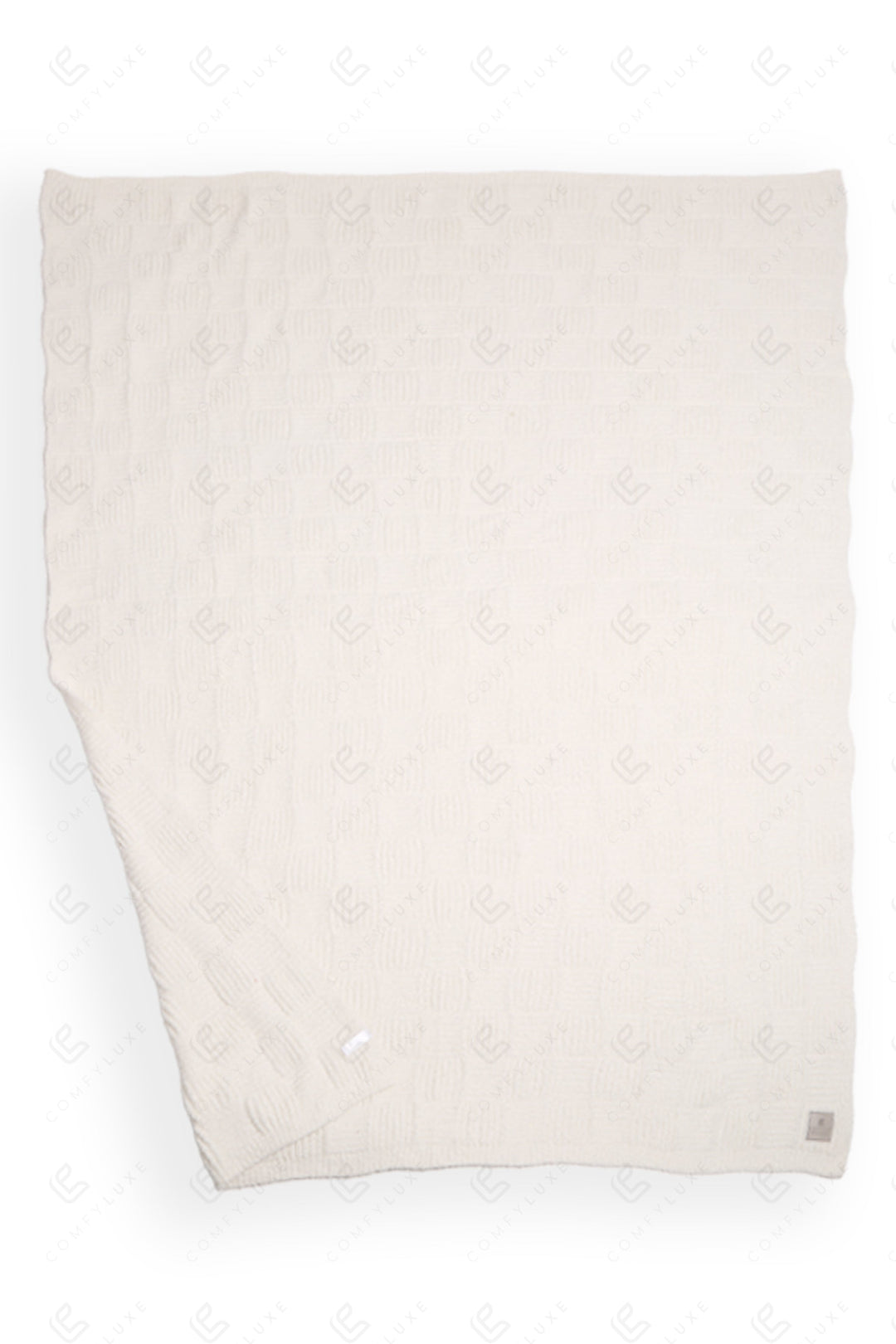 Jcl6018 Ivory Throw Blankets