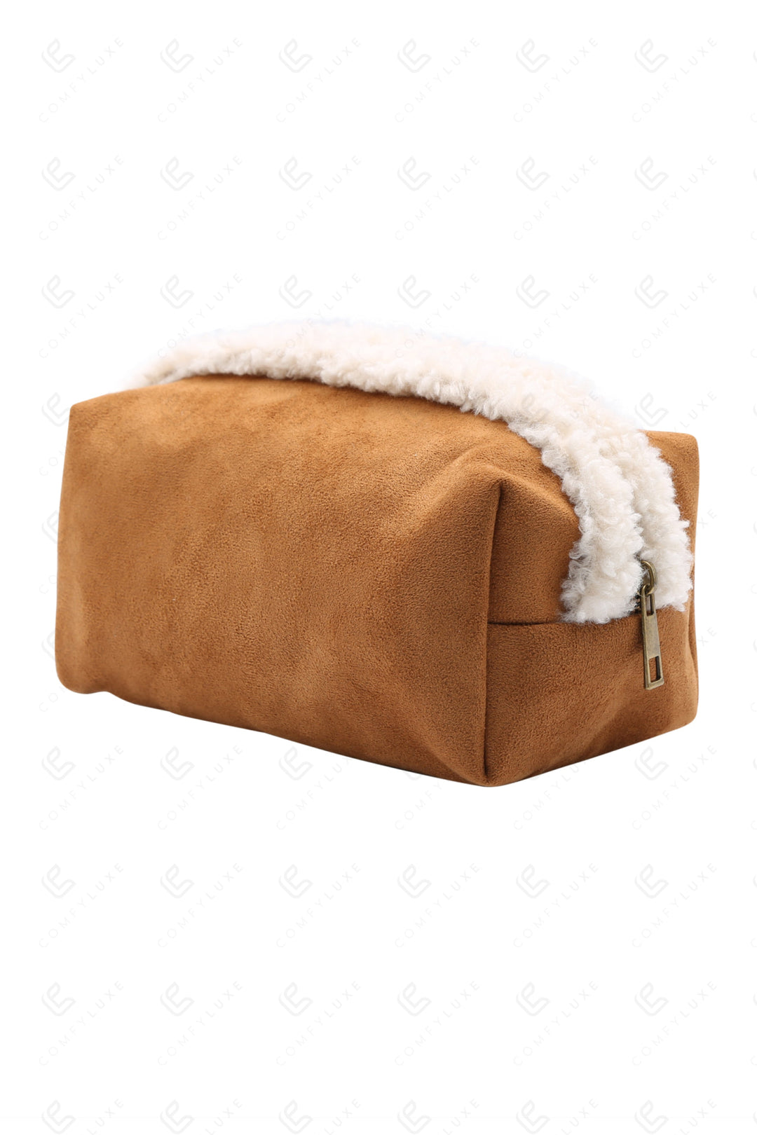 SOLID COLOR TRAVEL POUCH CAMEL BAGS